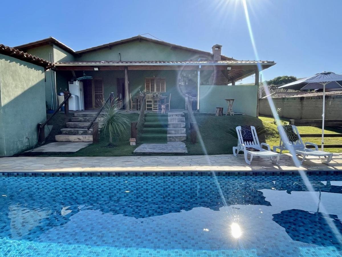 Chacara Com Piscina Climatizada E Jacuzzi Villa Socorro  Exteriör bild