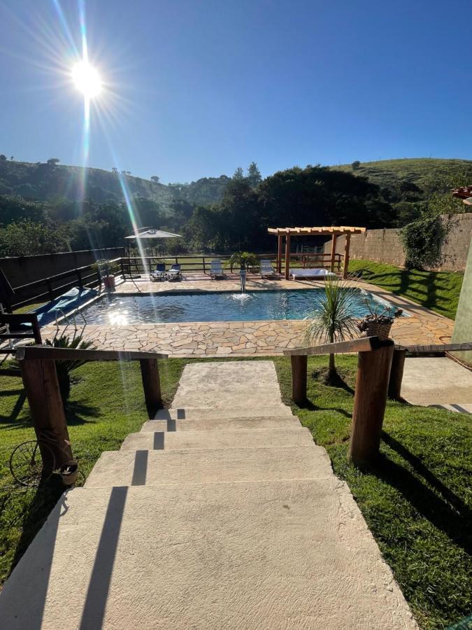 Chacara Com Piscina Climatizada E Jacuzzi Villa Socorro  Exteriör bild